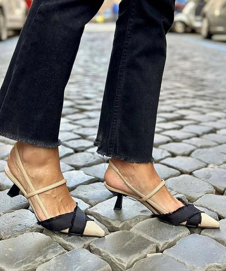 Φλώρα - Κομψά slingback παπούτσια