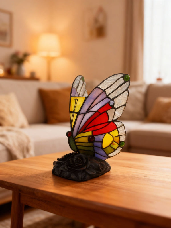 COLORFLY | Πολύχρωμο Επιτραπέζιο Φωτιστικό με Μοτίβο Πεταλούδας