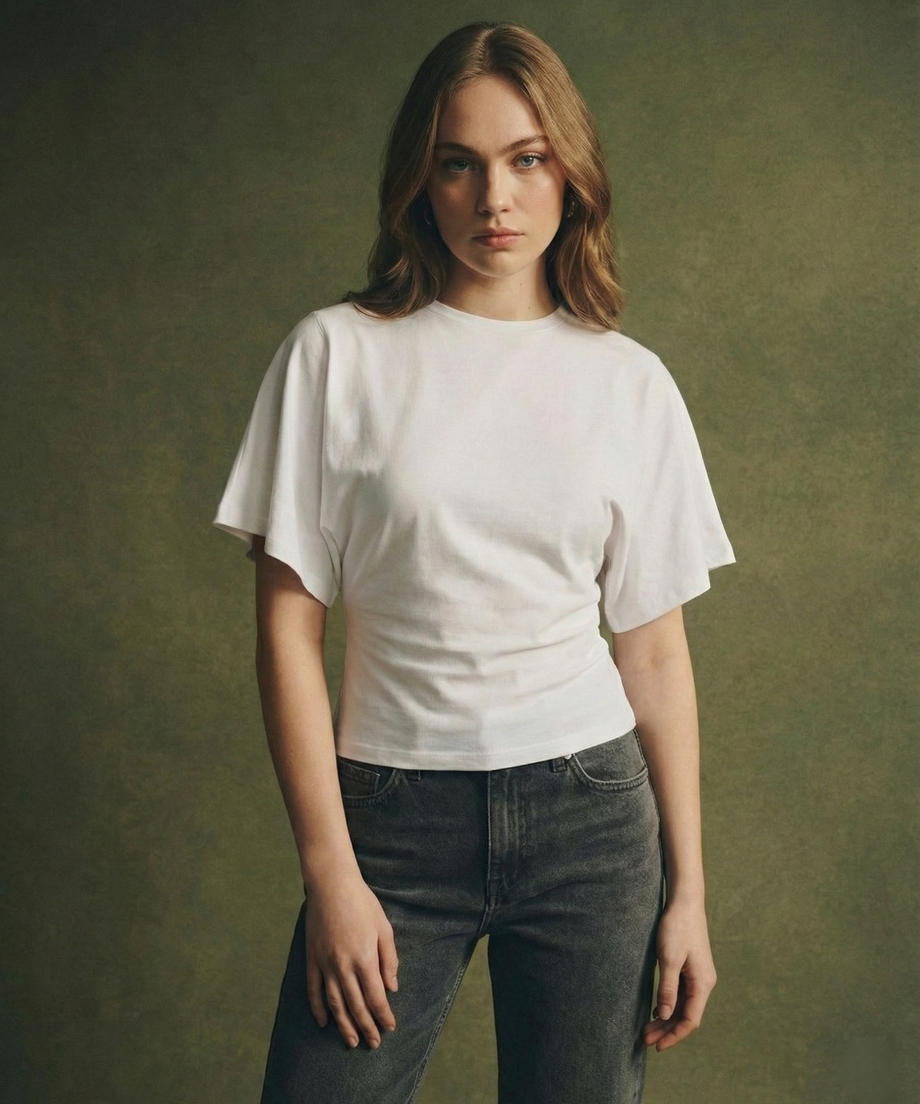 Arden Drape Βαμβακερό T-Shirt