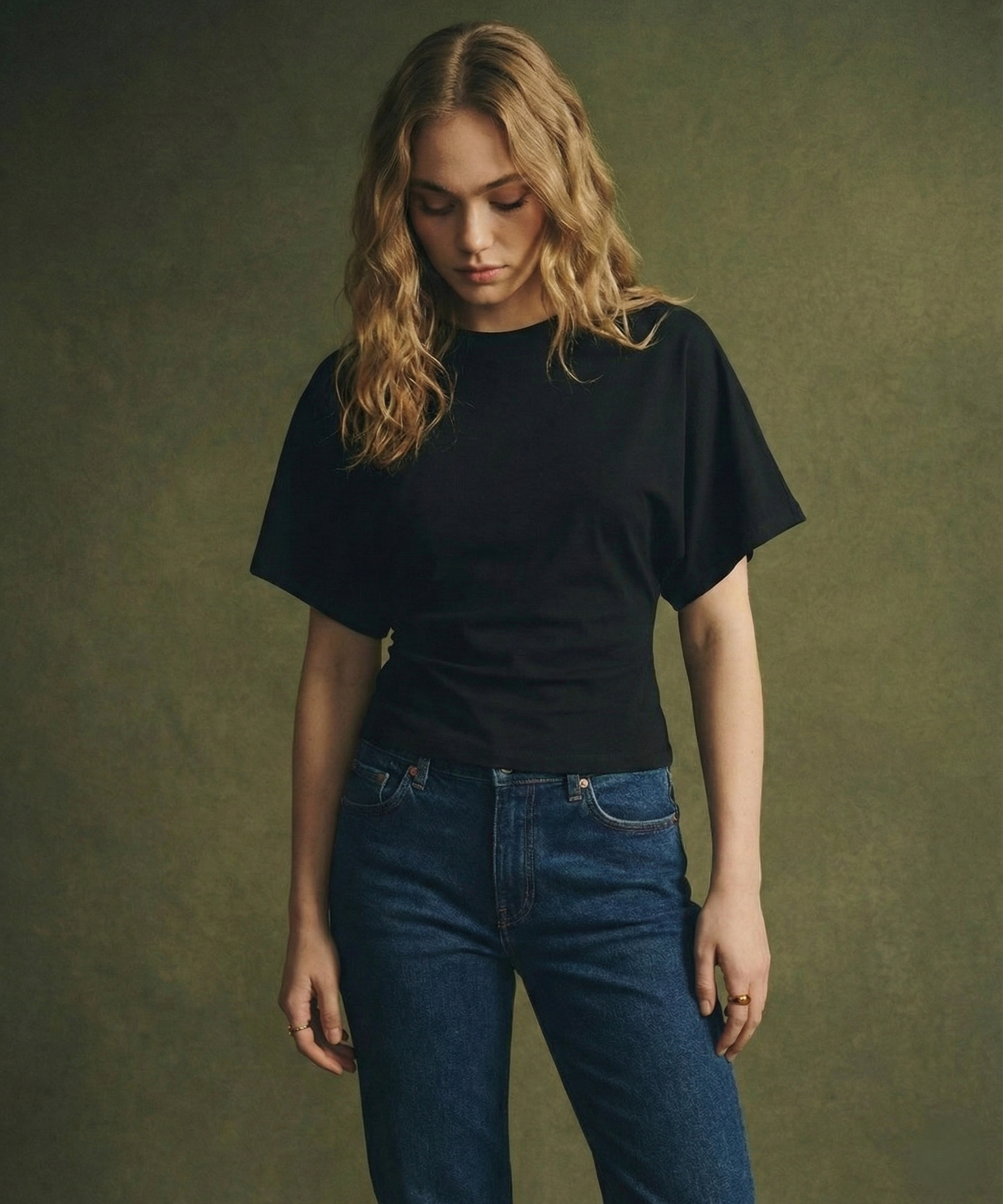 Arden Drape Βαμβακερό T-Shirt