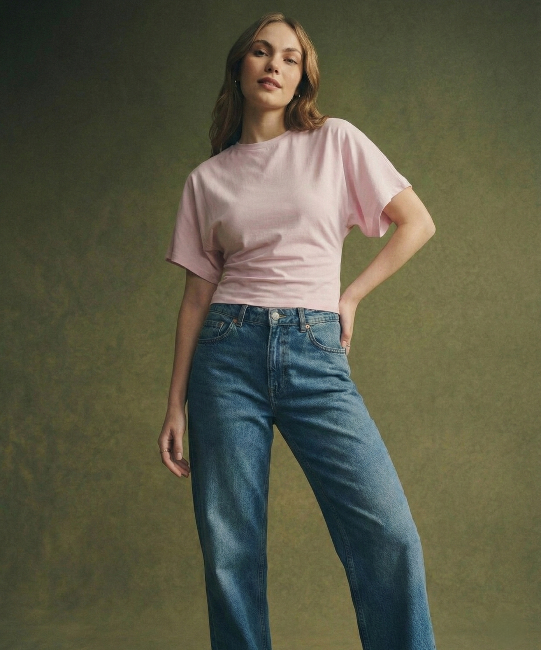 Arden Drape Βαμβακερό T-Shirt
