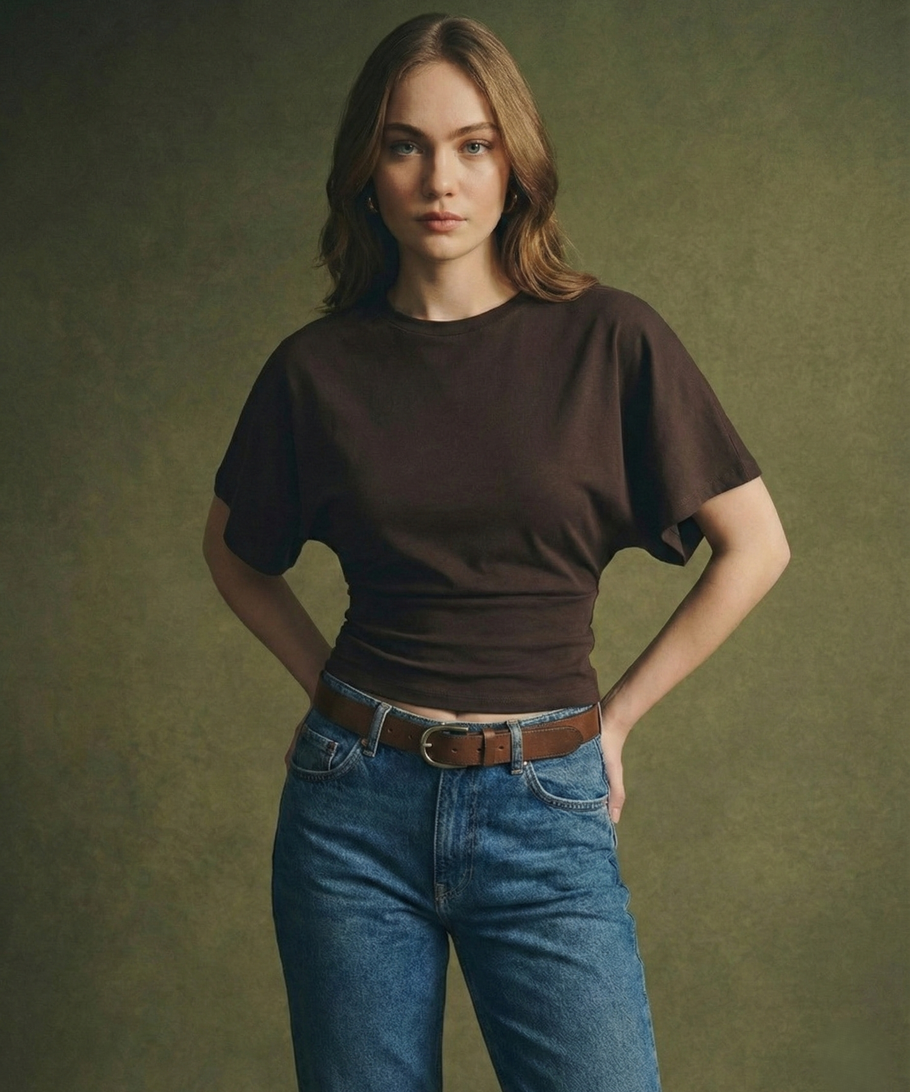 Arden Drape Βαμβακερό T-Shirt