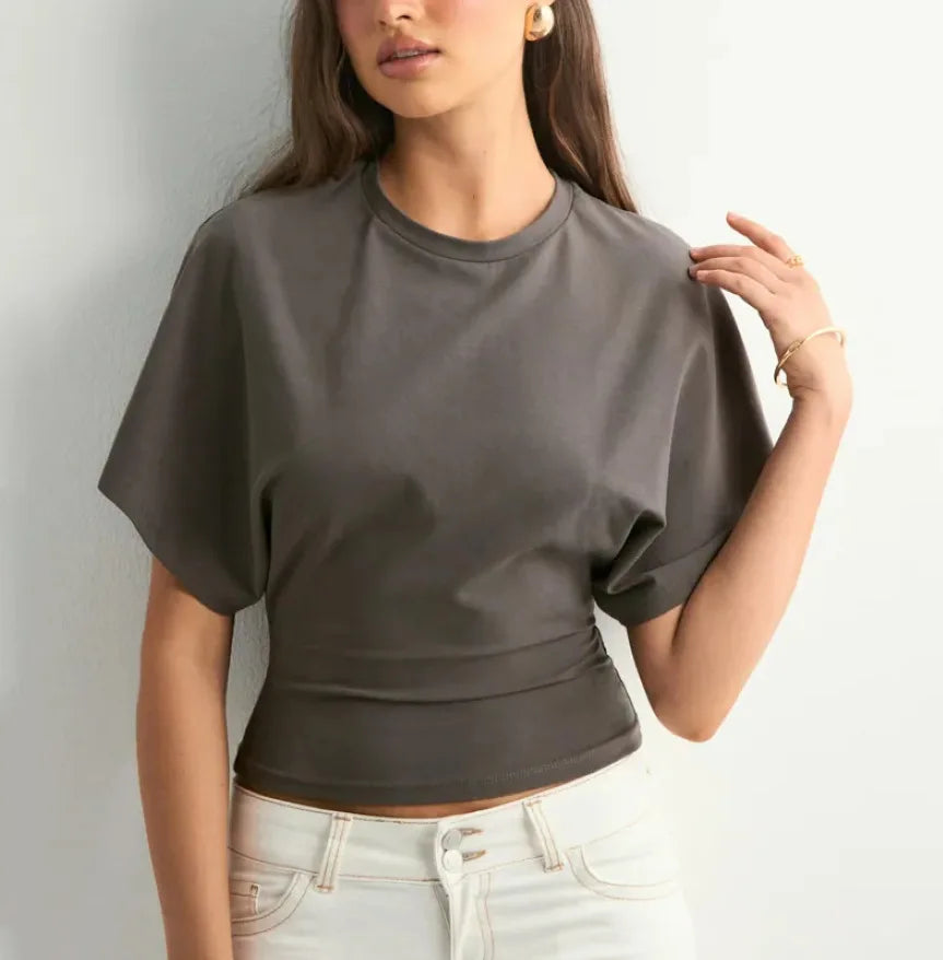 Arden Drape Βαμβακερό T-Shirt