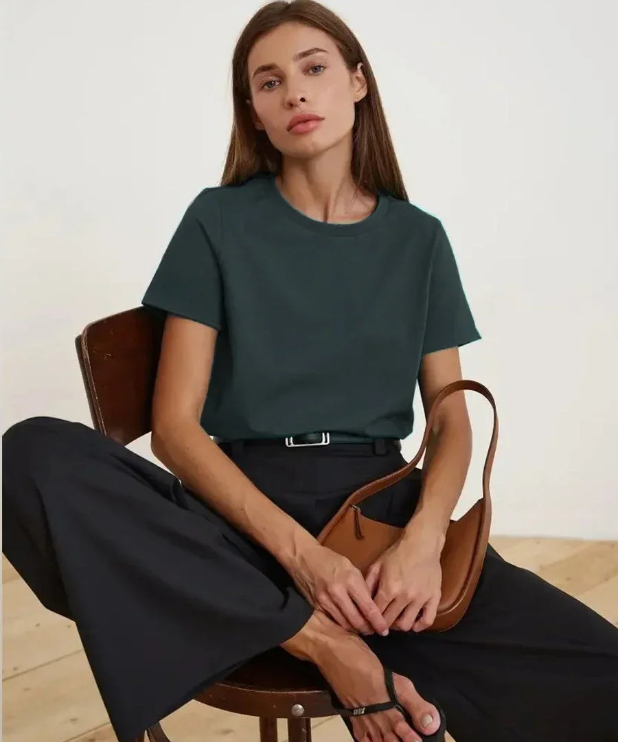 Elise Καθημερινό 100% Βαμβακερό T-Shirt