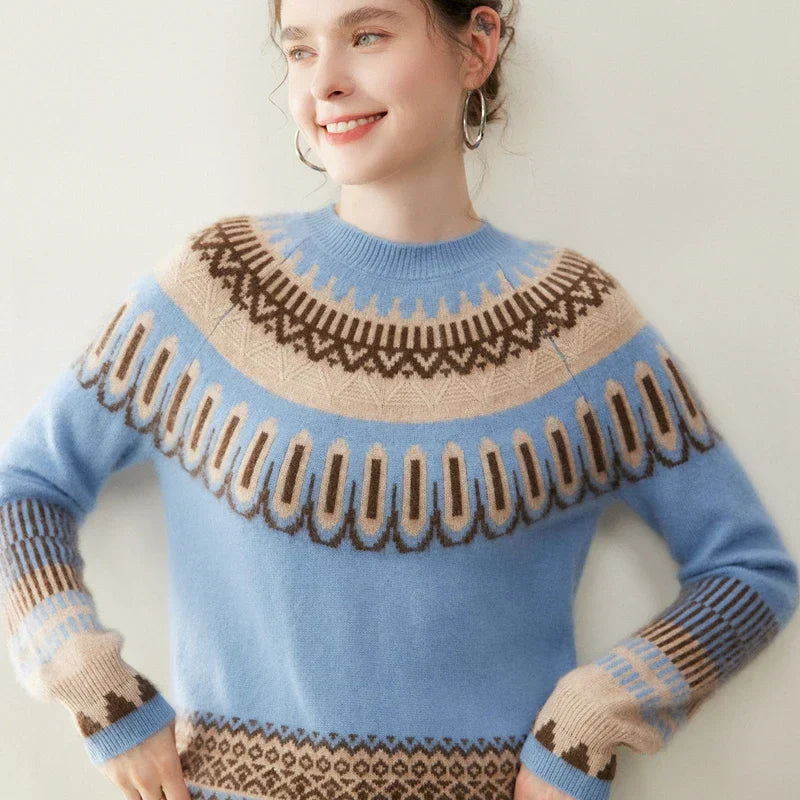 Pulóver κασμίρ Isla Fair Isle