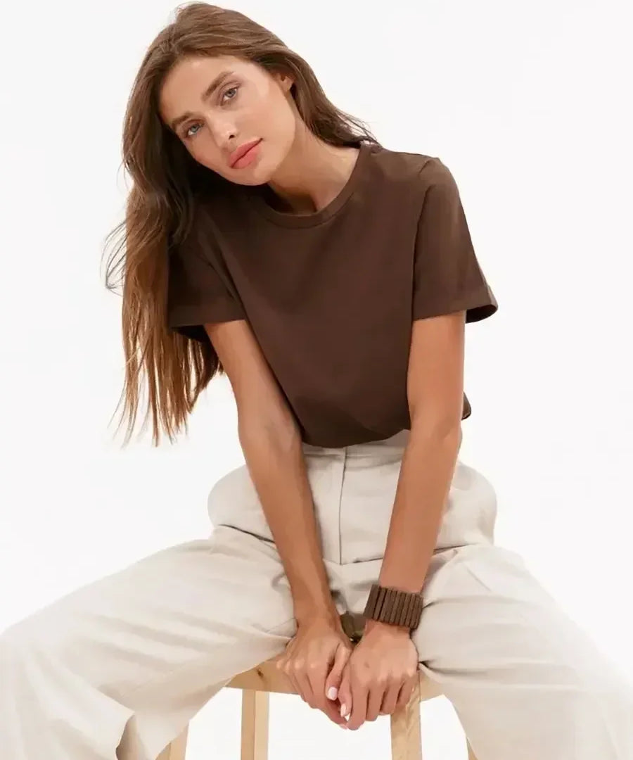 Elise Καθημερινό 100% Βαμβακερό T-Shirt