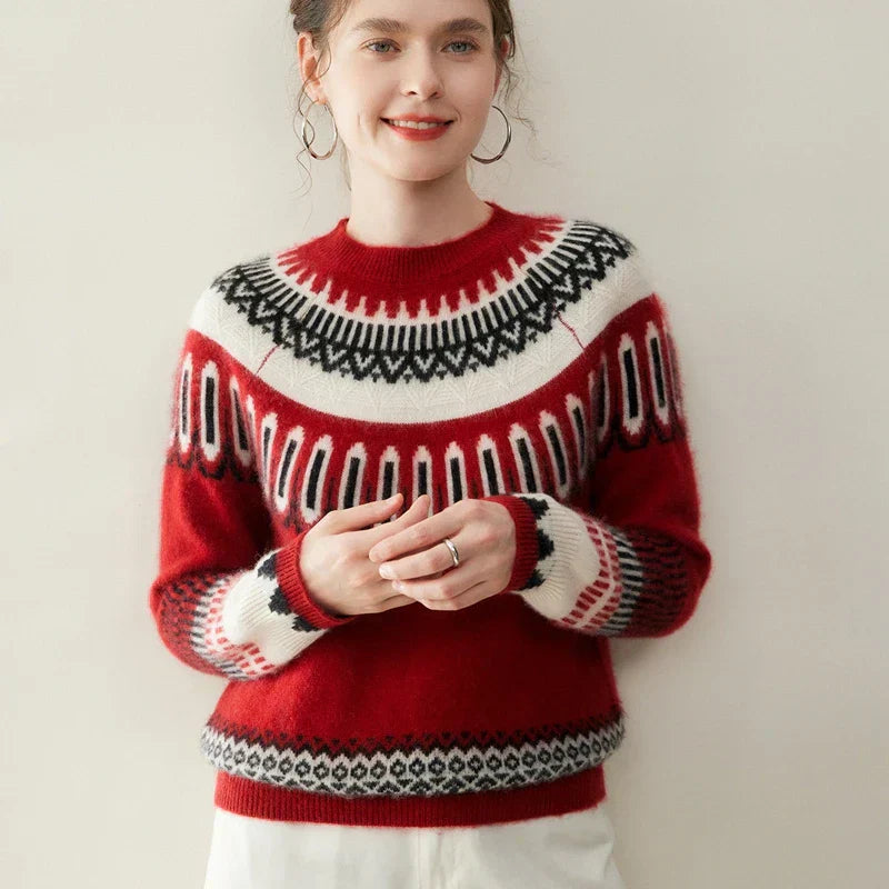 Pulóver κασμίρ Isla Fair Isle