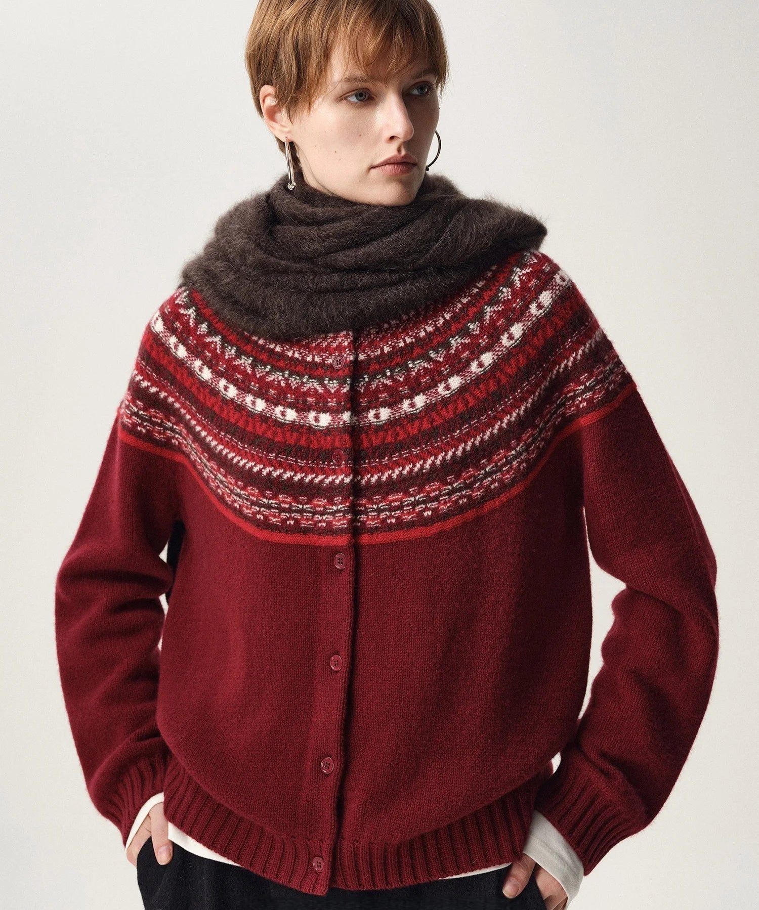 Sigrid Fair Isle Καρντιγκάν