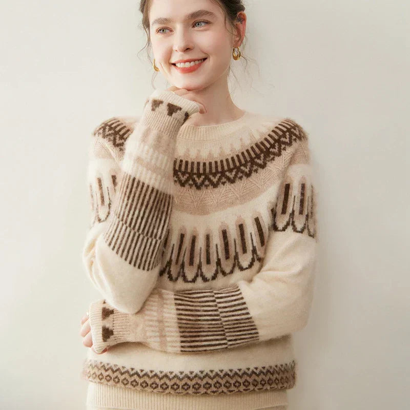Pulóver κασμίρ Isla Fair Isle