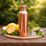Χάλκινη φιάλη νερού 950 ml — Λεία