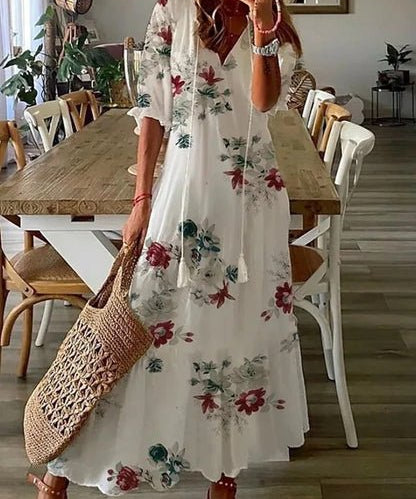 Λούνα | Μίνι φόρεμα boho στυλ